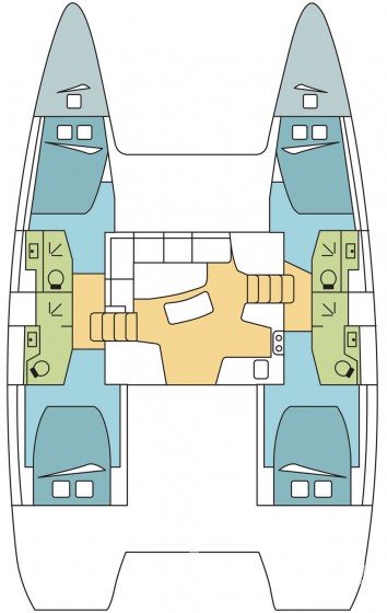 Lagoon 42 - 4 + 2 cab. - Yacht Charter Sailica