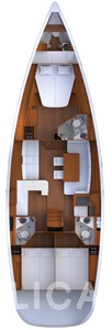 Jeanneau 53 - 3 cab. - Yacht Charter Sailica