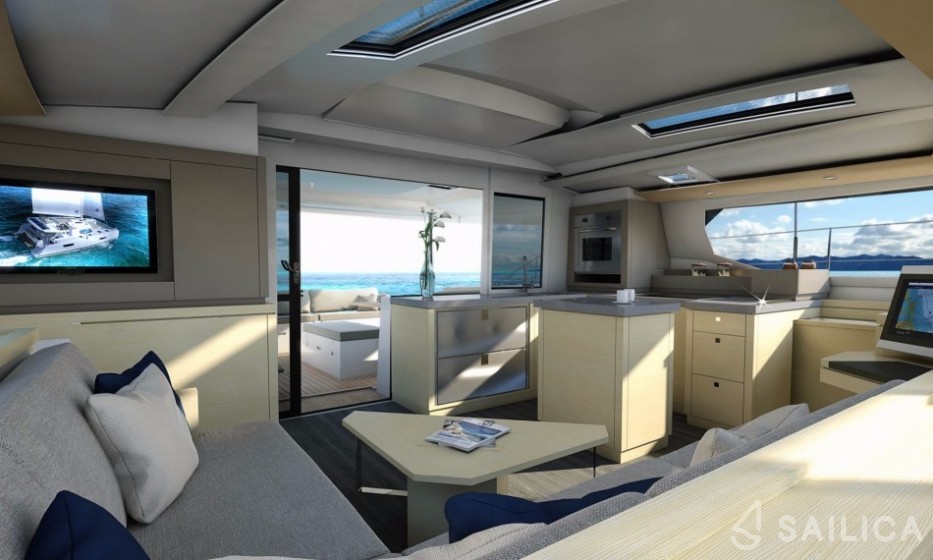 Fountaine Pajot Saona 47 (Quintet) - 5 + 1 cab. - Yacht Charter Sailica