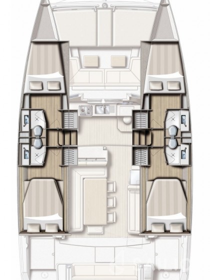 Bali 4.1 - Yacht Charter Sailica