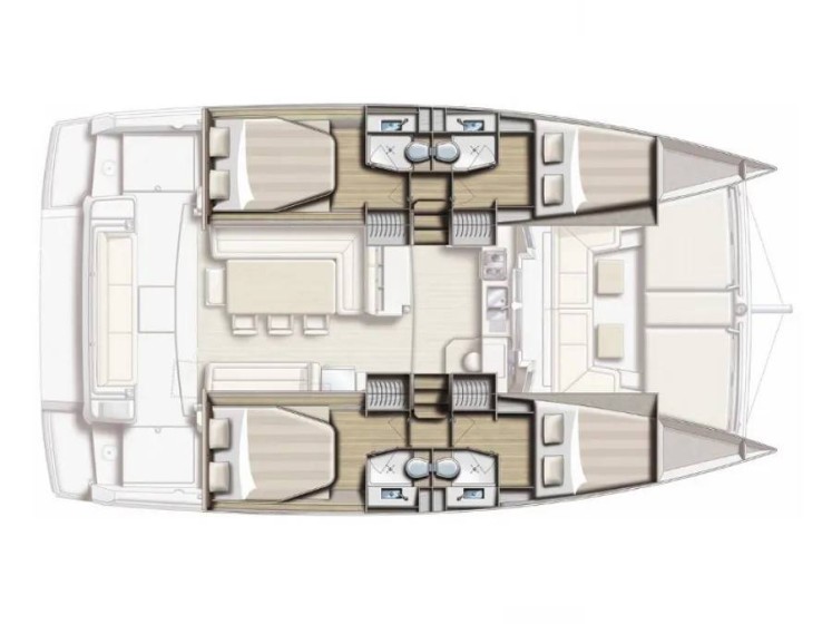 Bali 4.1 - Yacht Charter Sailica