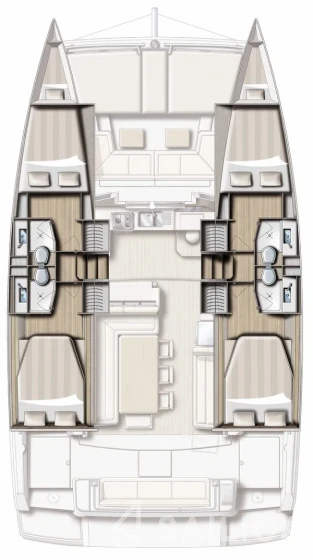 Bali 4.1 - Yacht Charter Sailica