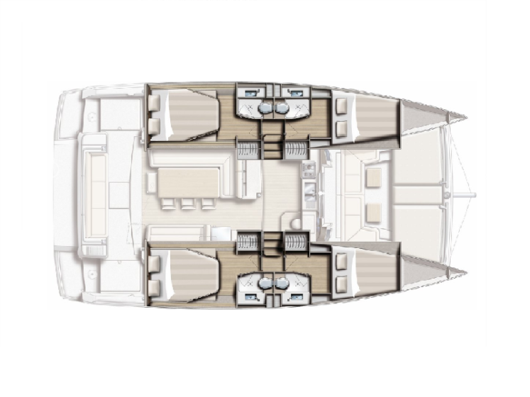 Bali 4.1 - Yacht Charter Sailica