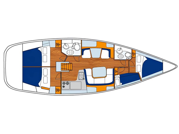 Sun Odyssey 43  - Yacht Charter Sailica