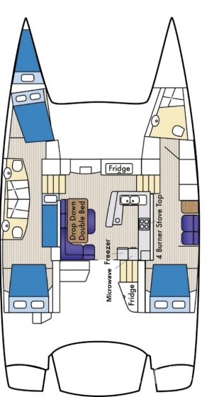 Salina 48 Evolution - 3 + 1 cab. - Yacht Charter Sailica