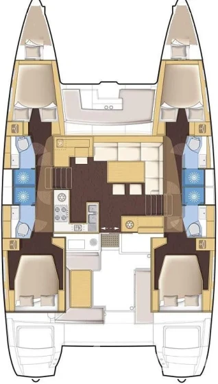 Lagoon 450  Flybridge - Yacht Charter Sailica