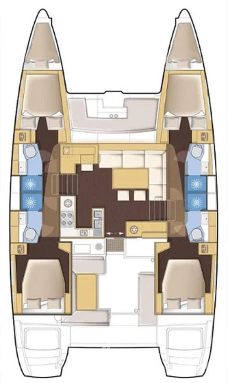 Lagoon 450  Flybridge - Yacht Charter Sailica
