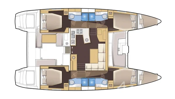 Lagoon 450  Flybridge - Yacht Charter Sailica