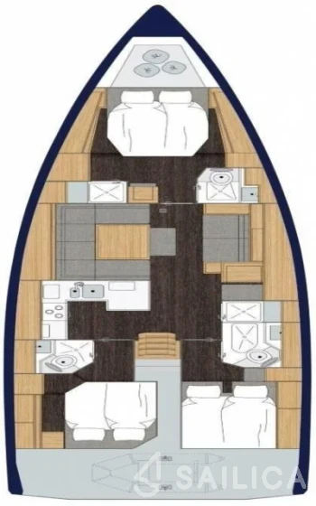 Bavaria C50 Style - 3 + 1 cab. - Yacht Charter Sailica