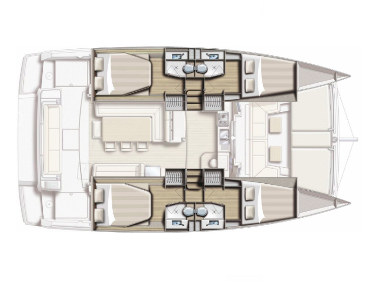 Bali 4.1 - Yacht Charter Sailica