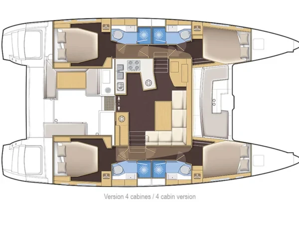 Lagoon 450  Flybridge - Yacht Charter Sailica