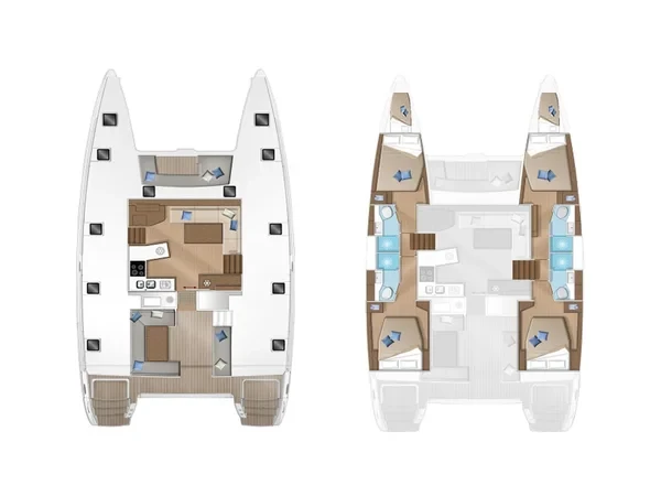 Lagoon 450  Flybridge - Yacht Charter Sailica