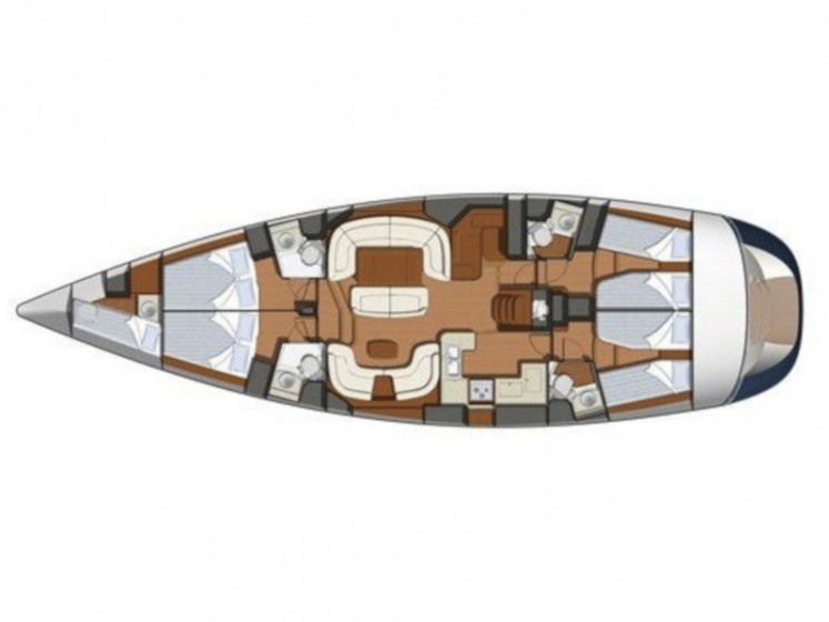 Sun Odyssey 54DS - Photo #2 Sun Odyssey 54DS - Yacht Charter Sailica