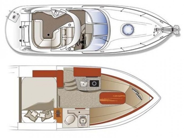 Four Winns 278 Vista - Yacht Charter Sailica