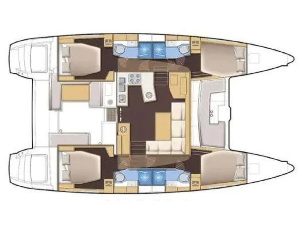 Lagoon 450  Flybridge - Yacht Charter Sailica