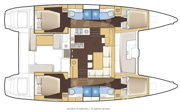 Lagoon 450  Flybridge - Yacht Charter Sailica