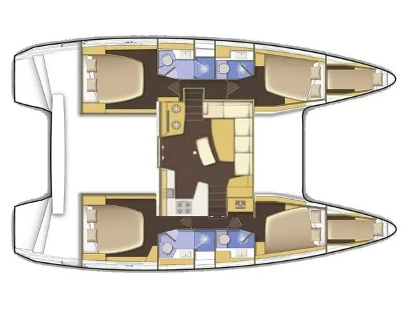 Lagoon 42 - Photo #19 Lagoon 42 - Yacht Charter Sailica