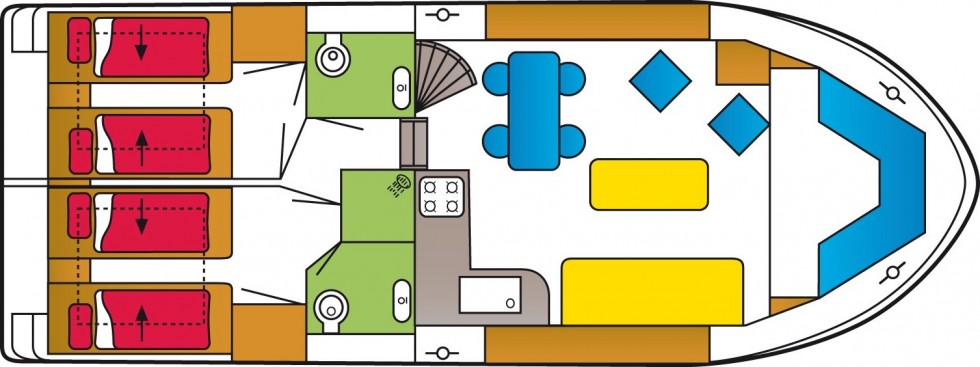 De Drait Safari Houseboat 1050 - Yacht Charter Sailica