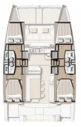 Bali 4.1 - Yacht Charter Sailica