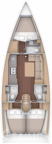 Dufour 390 Grand Large - Photo #18 Dufour 390 Grand Large - Yacht Charter Sailica