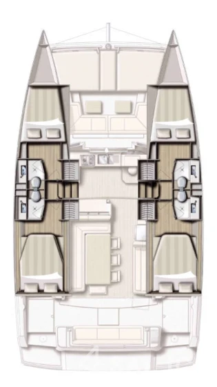 Bali 4.1 - Yacht Charter Sailica