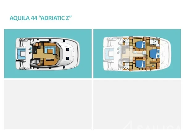 Aquila 44 Power catamaran - Yacht Charter Sailica