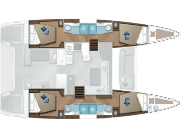 Lagoon 450  Flybridge - Yacht Charter Sailica