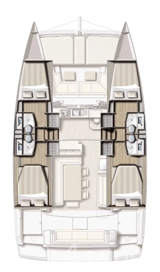 Bali 4.1 - Yacht Charter Sailica