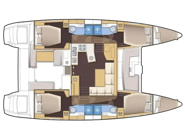 Lagoon 450  Flybridge - Yacht Charter Sailica