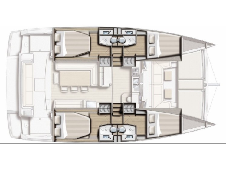 Bali 4.1 - Yacht Charter Sailica