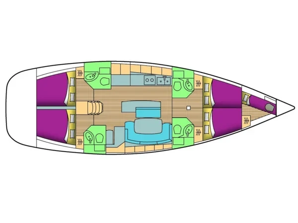 Cyclades 50.4 - Yacht Charter Sailica