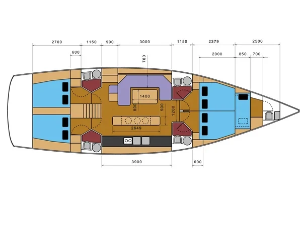D&D Kufner 54 - Yacht Charter Sailica