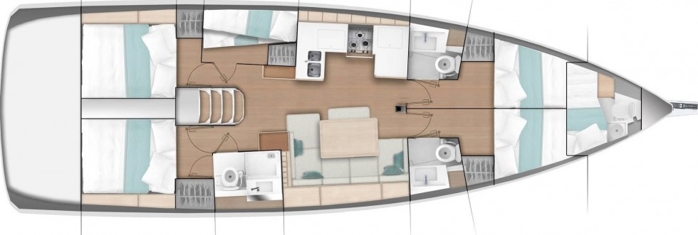 Sun Odyssey 490 - Yacht Charter Sailica