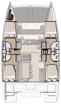 Bali 4.3 - 4 + 2 cab. - Yacht Charter Sailica