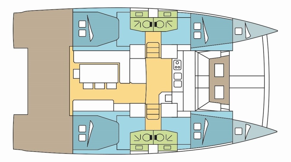 Bali 4.1 - Yacht Charter Sailica