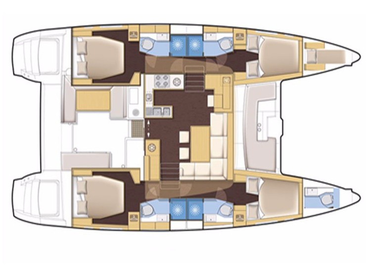 Lagoon 450  Flybridge - Yacht Charter Sailica