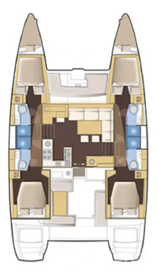 Lagoon 450  Flybridge - Yacht Charter Sailica