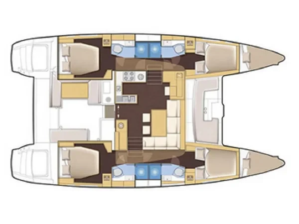 Lagoon 450  Flybridge - Yacht Charter Sailica