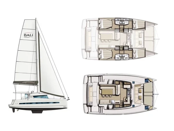 Bali 4.1 - Yacht Charter Sailica