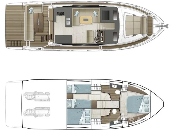 Sealine F430 - Yacht Charter Sailica