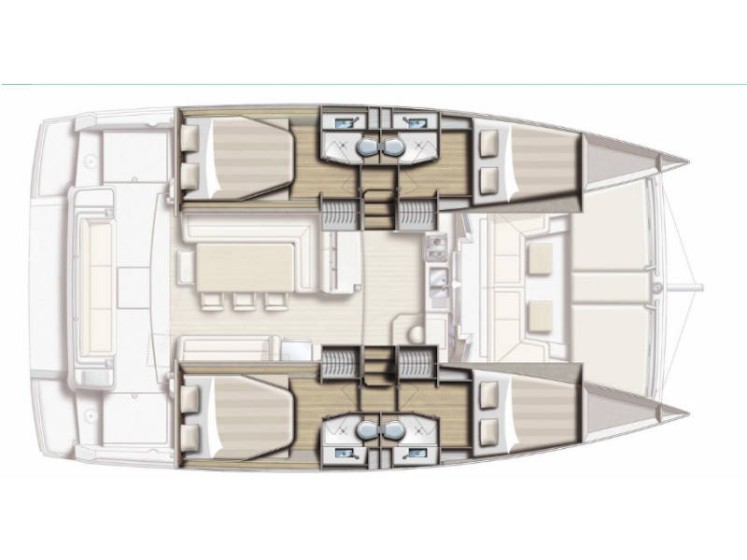 Bali 4.1 - Yacht Charter Sailica