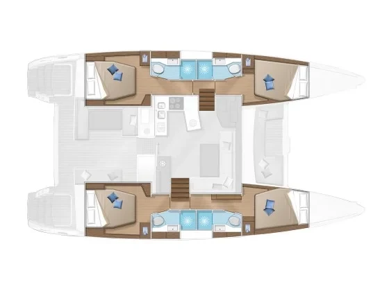 Lagoon 450  Flybridge - Yacht Charter Sailica