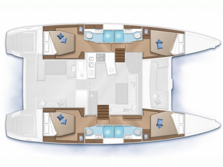 Lagoon 450  Flybridge - Yacht Charter Sailica