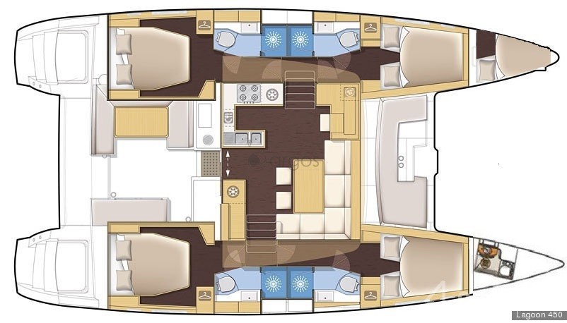 Lagoon 450  Flybridge - Yacht Charter Sailica