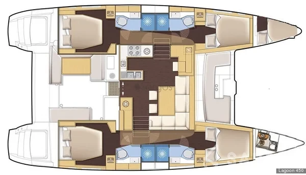 Lagoon 450  Flybridge - Yacht Charter Sailica