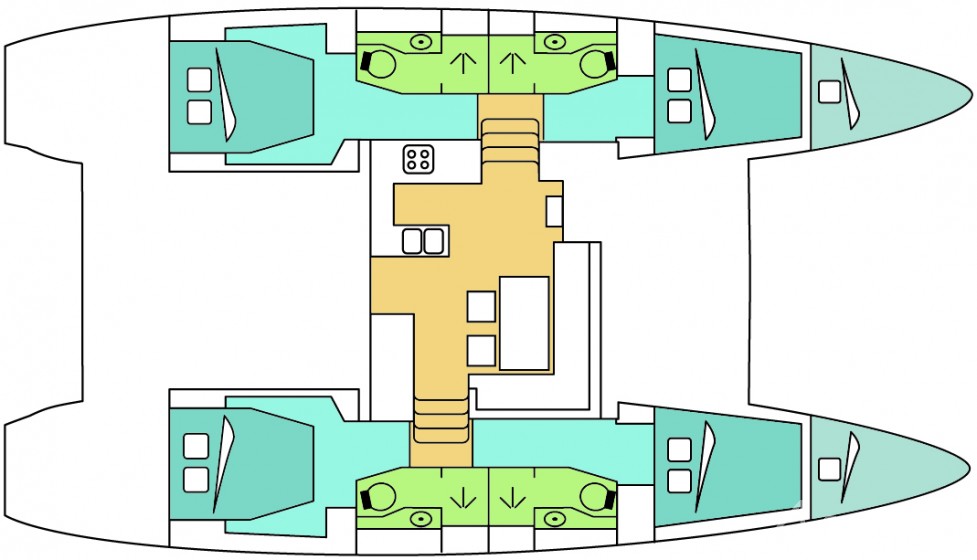 Lagoon 450 - 4 + 2 cab. - Yacht Charter Sailica