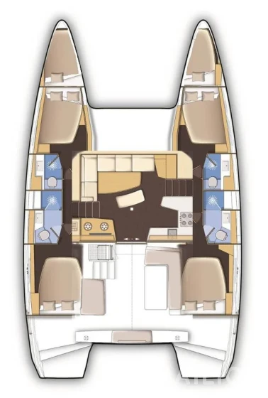 Lagoon 42 - Photo #5 Lagoon 42 - Yacht Charter Sailica