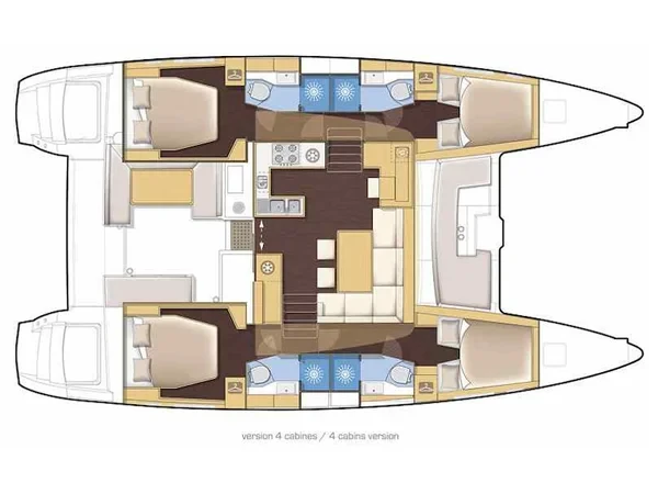 Lagoon 450  Flybridge - Yacht Charter Sailica