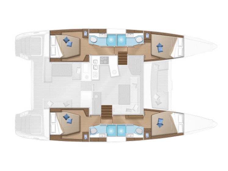 Lagoon 450  Flybridge - Yacht Charter Sailica