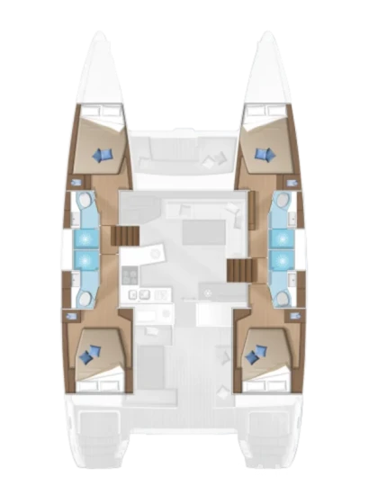 Lagoon 450  Flybridge - Yacht Charter Sailica